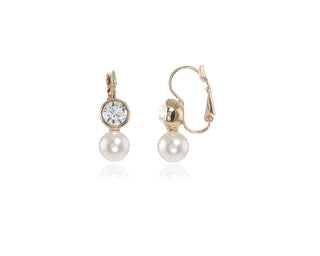 Mimi Gold Lever Back Earrings 
