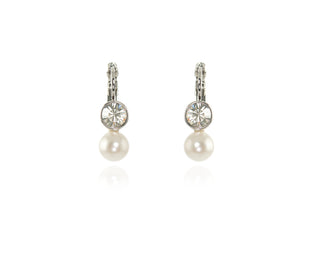 Mimi Silver Lever Back Earrings