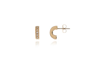Saga 10mm Gold Earrings