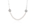 Swarovski Crystal  Becka Short Necklace  | Rhodium Crystal