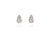 Crystal  Giza Pierced Earrings  | Rhodium Crystal