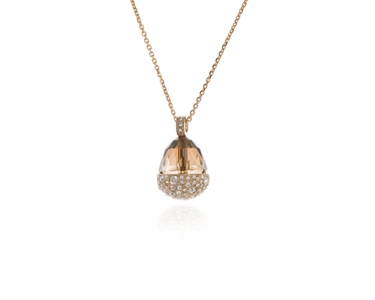 Crystal  Chikle Pendant  | Gold Bronze Shade