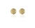 Crystal  Caspian Clip Earrings  | Gold Polished