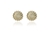 Crystal  Marguerite Clip Earrings  | Gold Crystal