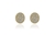 Crystal  Bimo Clip Earrings  | Gold Crystal