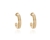 Keanu EP Pierced Earrings   Gold