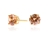Lana 8mm  Pierced Earrings   Gold light colorado Topaz