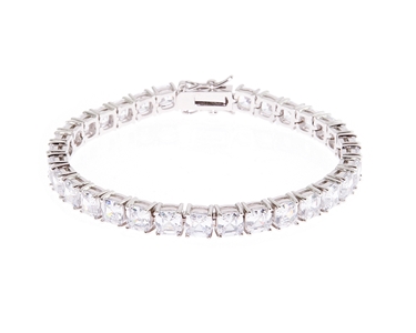 Cubic Zirconia Adele Tennis Bracelet Bracelets   Rhodium Crystal