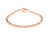 Cubic Zirconia Dawn Tennis Bracelet Bracelets   Gold Crystal