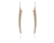 Crystal  Nahla Hook Wire Earrings  | Gold Crystal