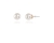 Crystal  Mac/12 Pearl Earrings  | Gold White Pearl
