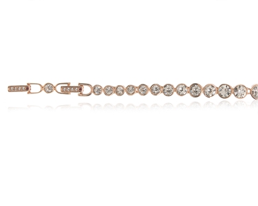 Crystal  Grace Bracelet  | Pink Gold Crystal
