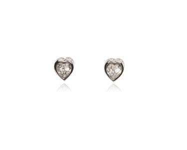 Crystal  Zazu Pierced Earrings  | Rhodium Crystal