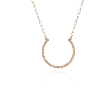 Crystal  Ofira Necklace Large | Gold Crystal