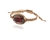 Crystal  Maddy Nautical Cord Bracelet  | Gold Red Magma