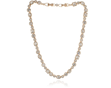 Crystal  Bea Necklace  | Gold Crystal