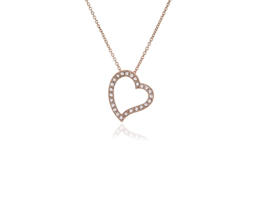 Crystal  Hebe Pendant  | Pink Gold Crystal