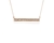 Crystal  Bardot Necklace  | Gold Crystal