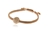 Crystal  Maeko Nautical Cord Bracelet  | Gold Golden Shadow