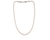 Crystal  Mimi Necklace  | Rhodium White Pearl