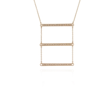 Crystal  Lada Necklace  | Gold Crystal