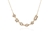Crystal  Melange Necklace  | Gold Crystal