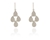 Crystal  Lakin Pierced Earrings  | Rhodium Crystal