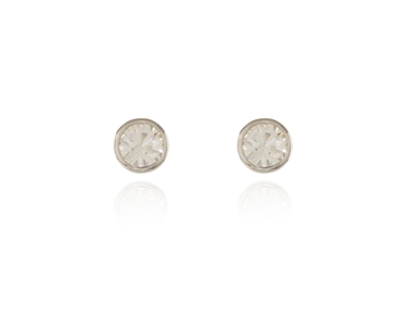 Crystal  Thisbe Pierced Earrings  | Rhodium Crystal
