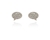 Crystal  Bubble Pierced Earrings  | Rhodium Crystal