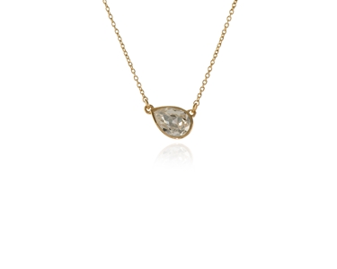 Crystal  Ran Necklace  | Gold Crystal
