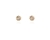 Crystal  Bly Stud Earrings  | Gold Light Silk